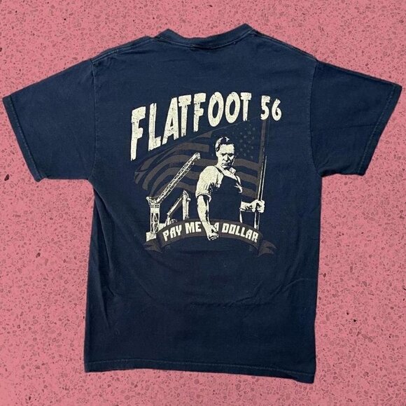 Fruit of the Loom Other - Flatfoot 56 band t shirt